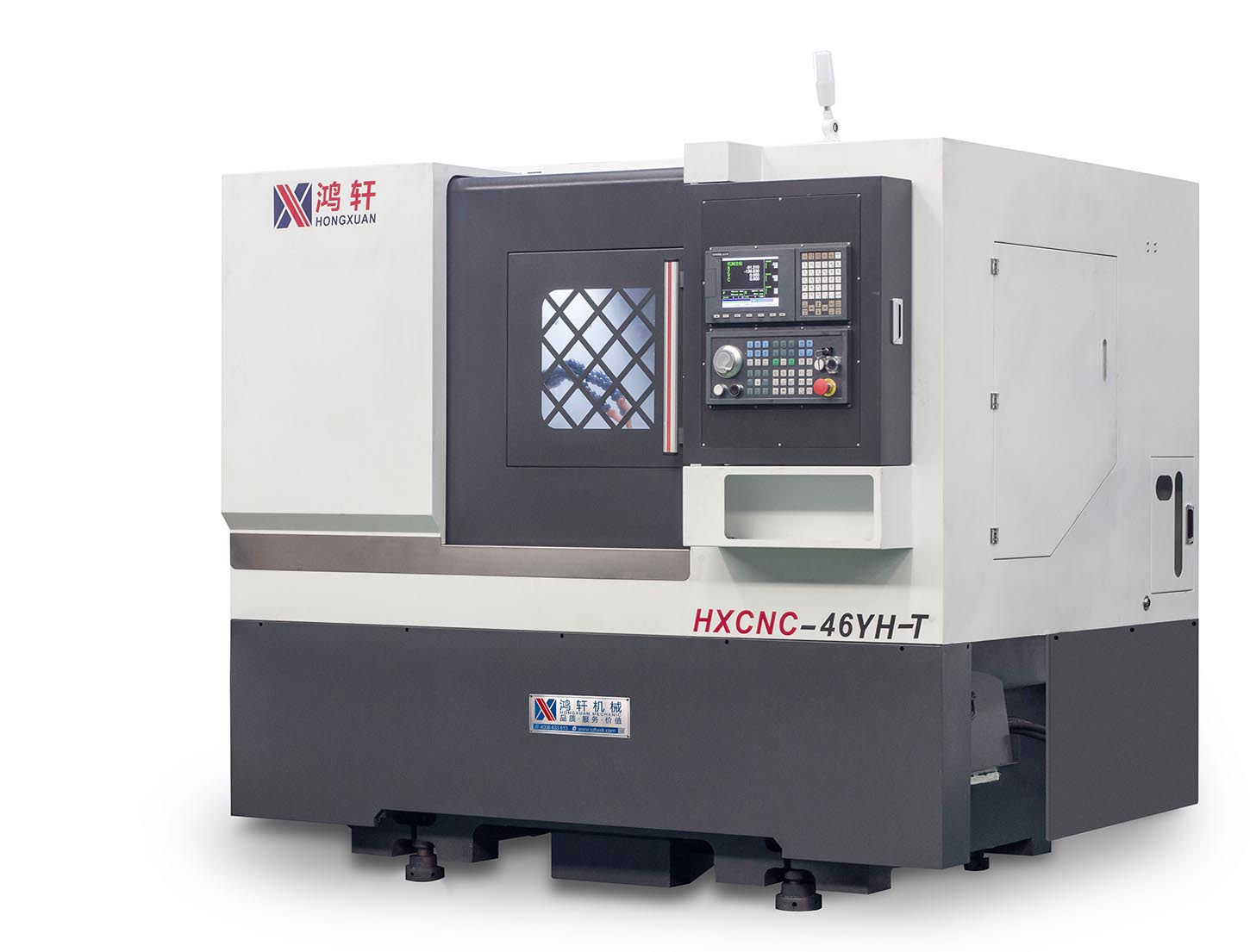HXCNC-46YH-T動力刀塔機側(cè)面